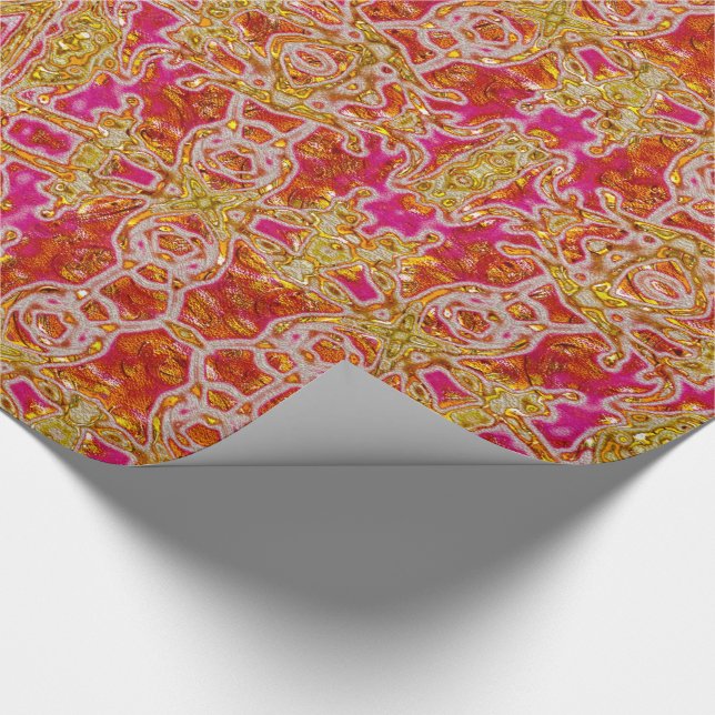 Veronica Festive Elegant Holiday Wrapping Paper (Corner)