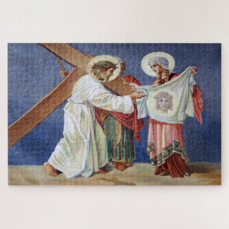 Veronica Wipes the Face of Jesus Puzzle