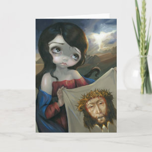 "Veronica's Veil" Greeting Card