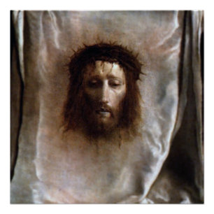 VERONICA'S VEIL, THE HOLY FACE OF JESUS. POSTER