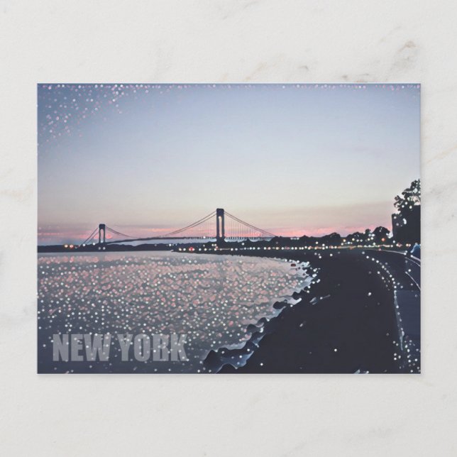 Verrazano Bridge - NYC Postcard (Front)