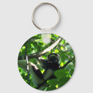 Verreaux Sifaka male in tree Key Ring