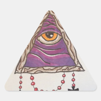 Verrks All Seeing Eye Triangle Sticker
