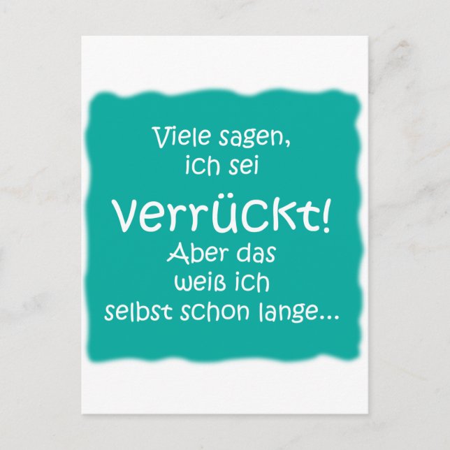 Verrückt! Postcard (Front)