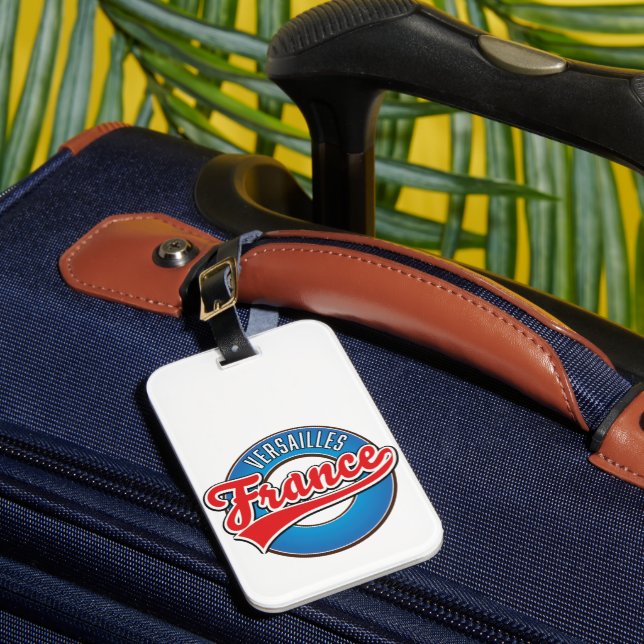 Versailles France logo Luggage Tag (Front Insitu 1)