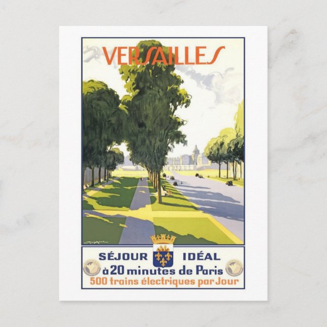 Versailles France Postcard (Front)