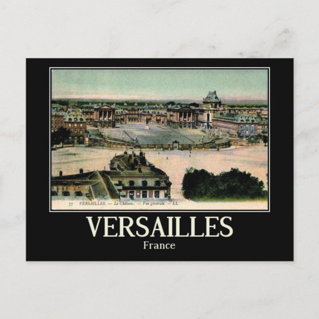 Versailles, France, Vintage Postcard (Front)