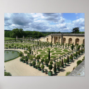 Versailles Gardens Orangerie France Palace Poster