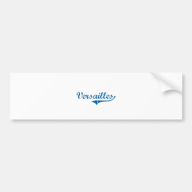 Versailles Kentucky Classic Design Bumper Sticker (Front)