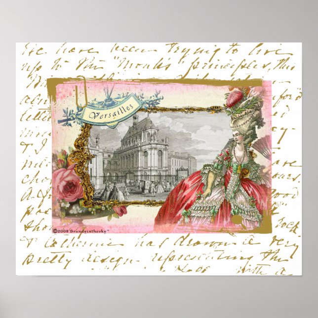 Versailles Marie Antoinette Poster Print (Front)
