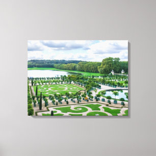 Versailles Palace Gardens view canvas print