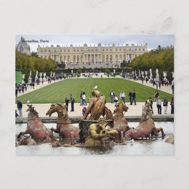 Versailles, Paris. Postcard (Front)