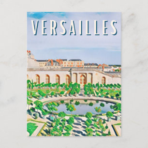 Versailles Photo Vintage Postcard