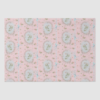 Versailles Strawberrys & Ribbons Pink  Tissue Paper