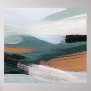Versatile Abstract Landscape: Artistic Acrylic  Poster