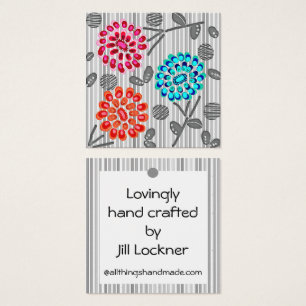 Versatile Business Card/Hang Tag Garment/quilt tag