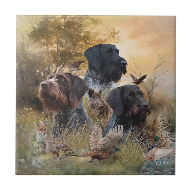 Versatile Hunting Dogs Tile (Front)