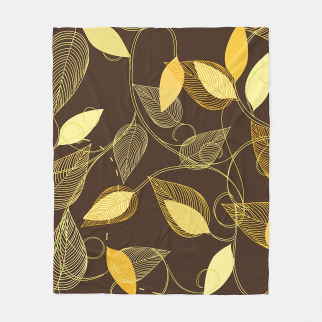 Versatile Seamless: Abstract Pattern Design. Fleece Blanket (Front)