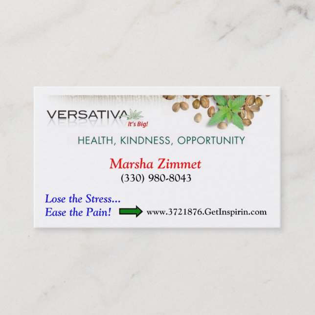 Versativa Biz Card (Front)