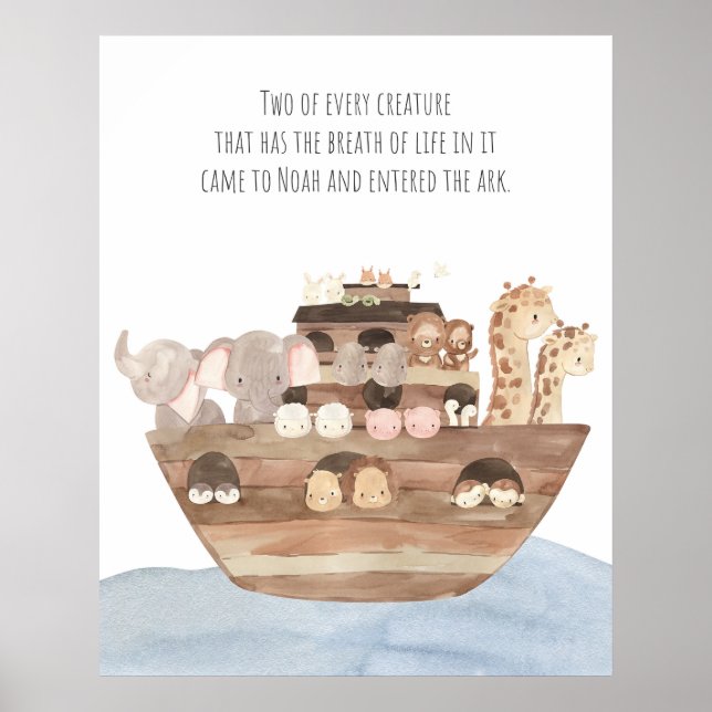 Verse Poster Bible Room Decoration (Front)