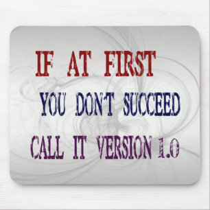 Version 1.0 mouse mat