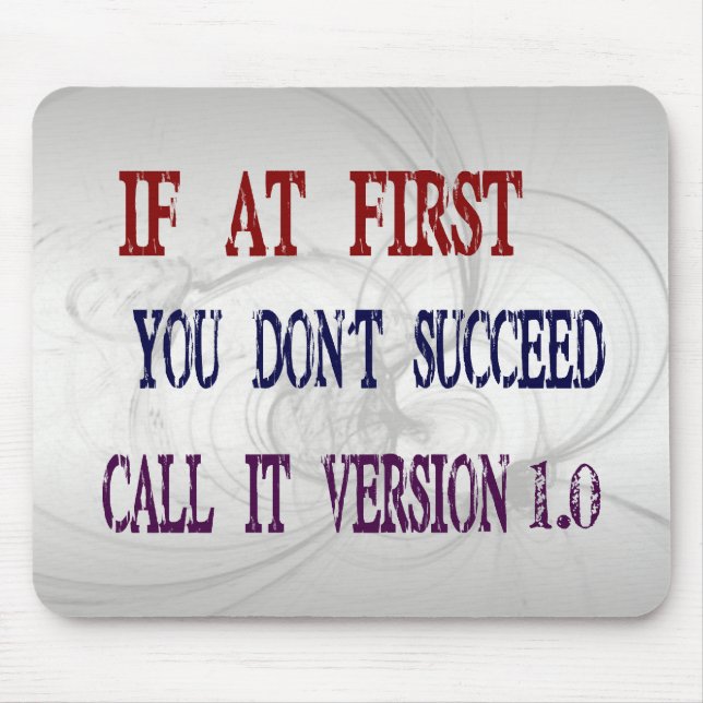 Version 1.0 mouse mat (Front)