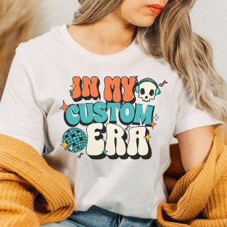 VERSIONS In My Custom Era Groovy Disco Ball Skull T-Shirt