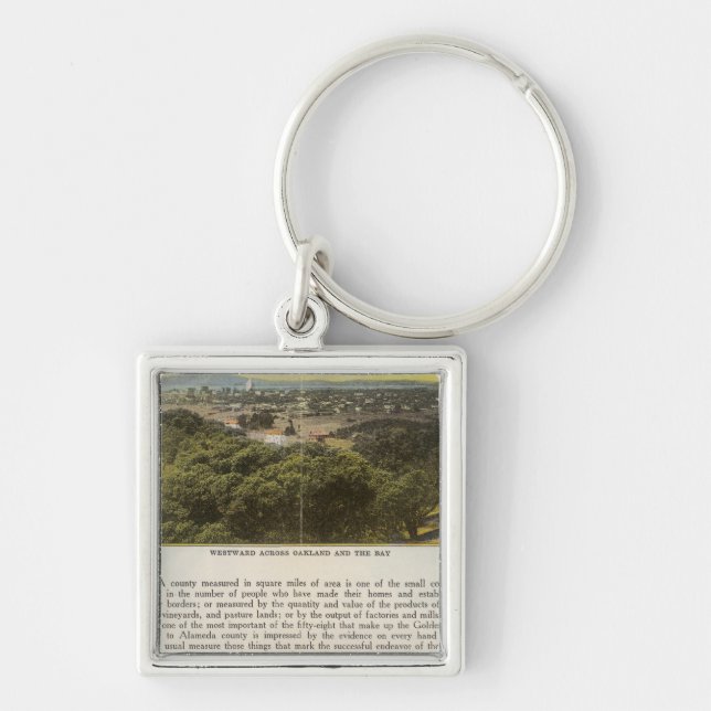 Verso Alameda County, Oakland and the Bay Key Ring (Front)