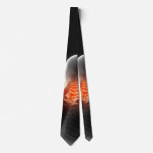 Vertebrae Digital Artwork Chiropractic Tie
