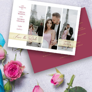 Vertical 3 Photos Collage Handwritten Chic Script