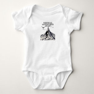 Vertical Adventures Await Baby Bodysuit