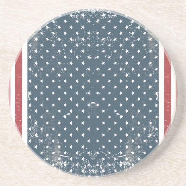 vertical american flag coaster (Front)