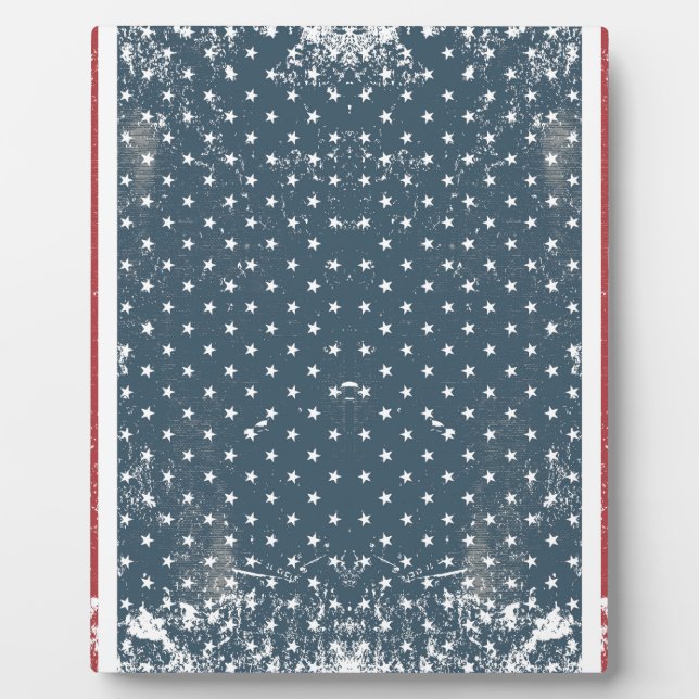 vertical american flag plaque (Front)