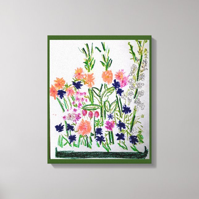 Vertical Arrangement Canvas Print (Front)