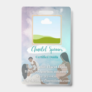 Vertical Badge ID Badge