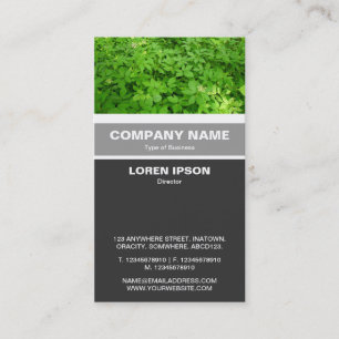 Vertical Banded - Woodland Undergrowth Business Card