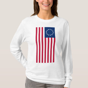 Vertical Betsy Ross Flag T-shirt