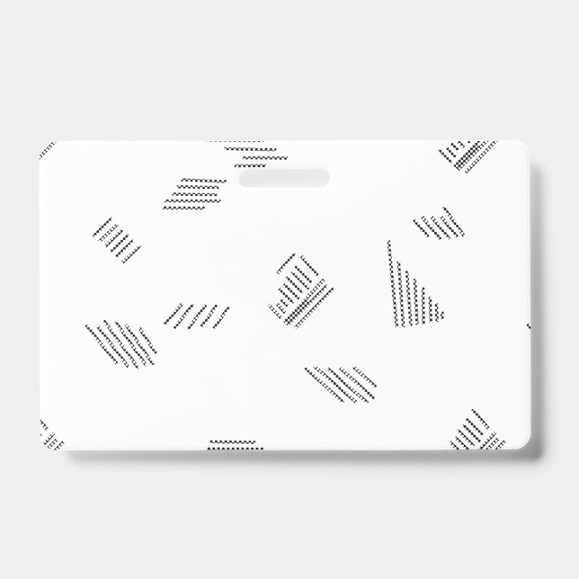 Vertical, Charcoal, Dune Badge ID Badge (Front)