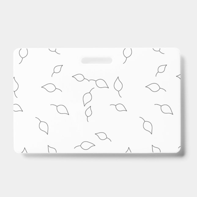 Vertical, Charcoal, Dune Badge ID Badge (Front)