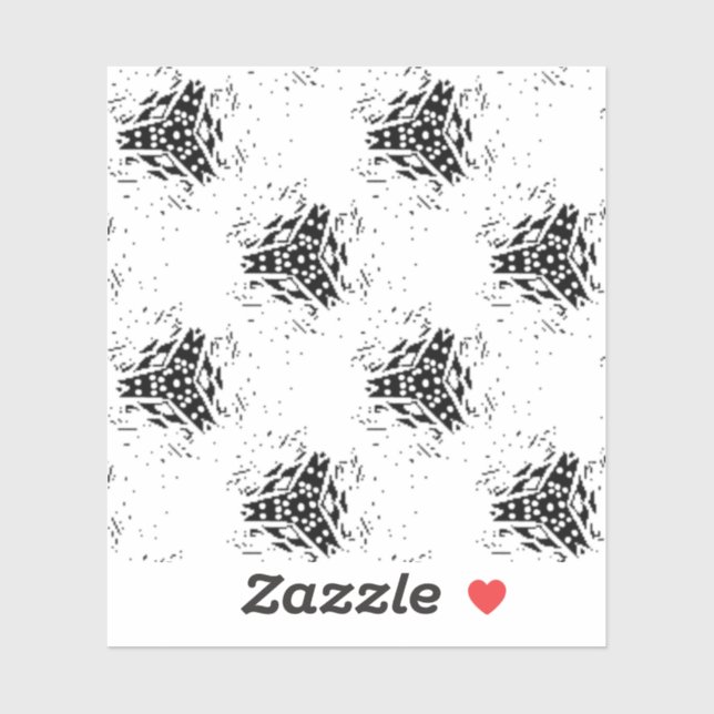 Vertical, Charcoal, Dune Custom-Cut Vinyl Sticker (Sheet)