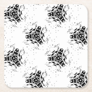 Vertical, Charcoal, Dune Paper Coaster