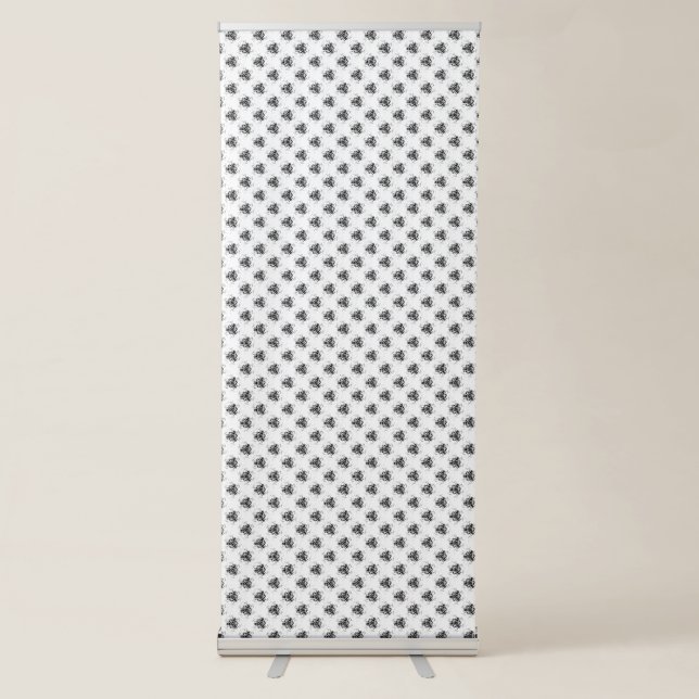 Vertical, Charcoal, Vertical Retractable Banner (Front)