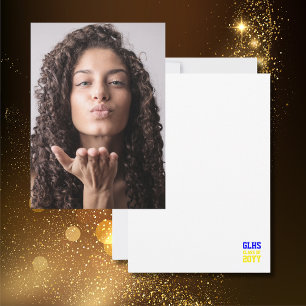 Vertical Class of 2024 Graduate Photo Keepsake Thank You Card