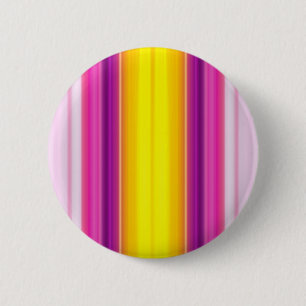Vertical Colour Stripes 6 Cm Round Badge