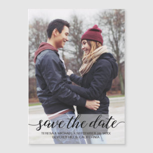 Vertical Custom.photo Wedding Save The date