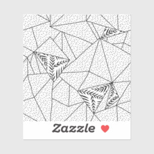 vertical Design Custom-Cut Vinyl Sticker