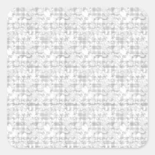 vertical Design Twenty Seven Square Sticker