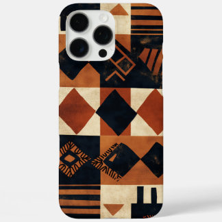 Vertical design with African elements iPhone 16 Pro Max Case