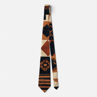 Vertical design with African elements Crew Socks Tie