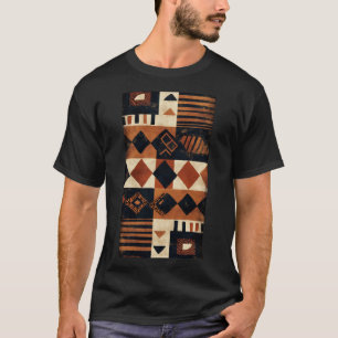 Vertical design with African elements T-Shirt